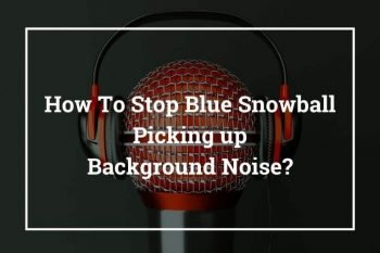 How To Stop Blue Snowball Picking up Background Noise